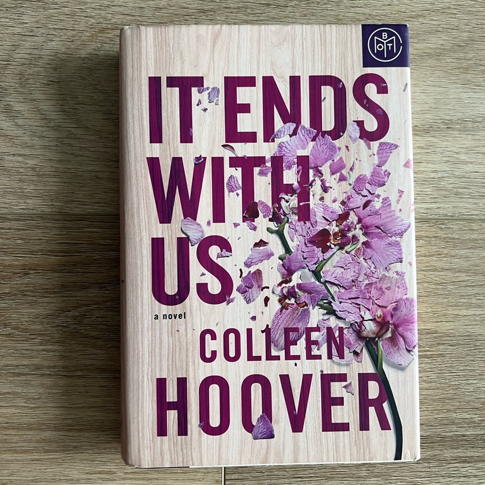 It ends with us hardcover novel book